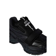 Black Chunky Velcro Athletic Sneakers featuring a sporty design and velcro strap closure