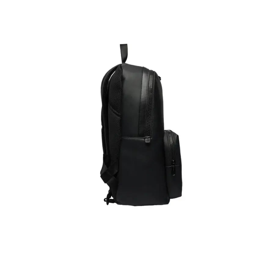 Calvin Klein gender-neutral black backpack with zipper for spring summer