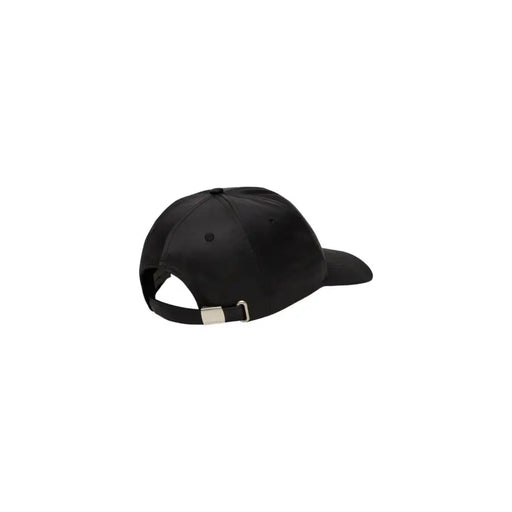 Black Calvin Klein baseball cap displayed, stylish and adjustable for men and women