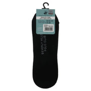 Black Beverly Hills Polo Club sock displayed with White accents in product listing