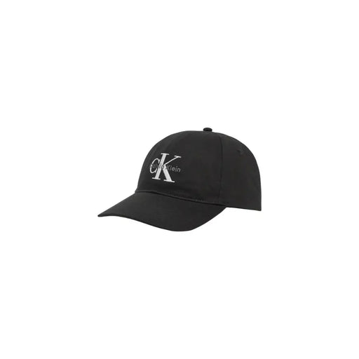 Black Calvin Klein baseball cap displayed in the product image for fashionable headwear