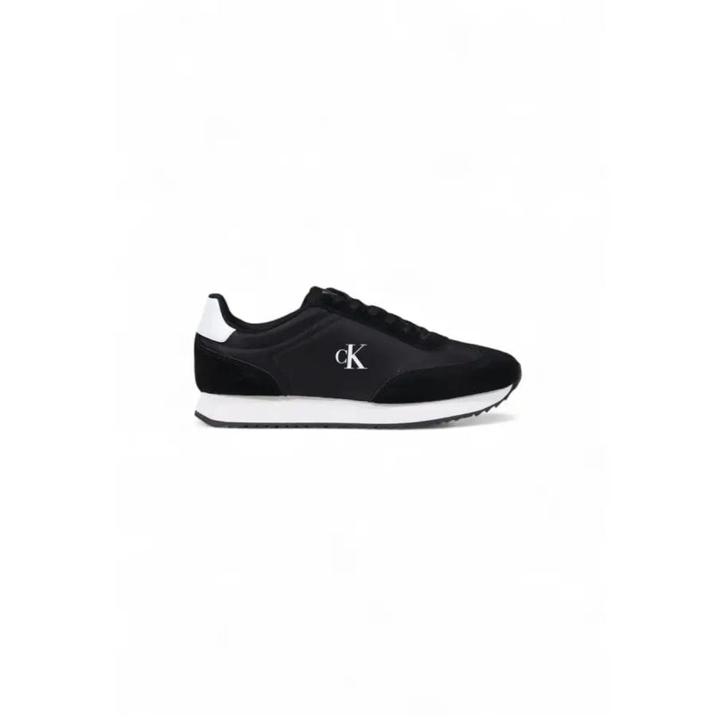 Black Calvin Klein sneakers with white accents from Calvin Klein Jeans for women
