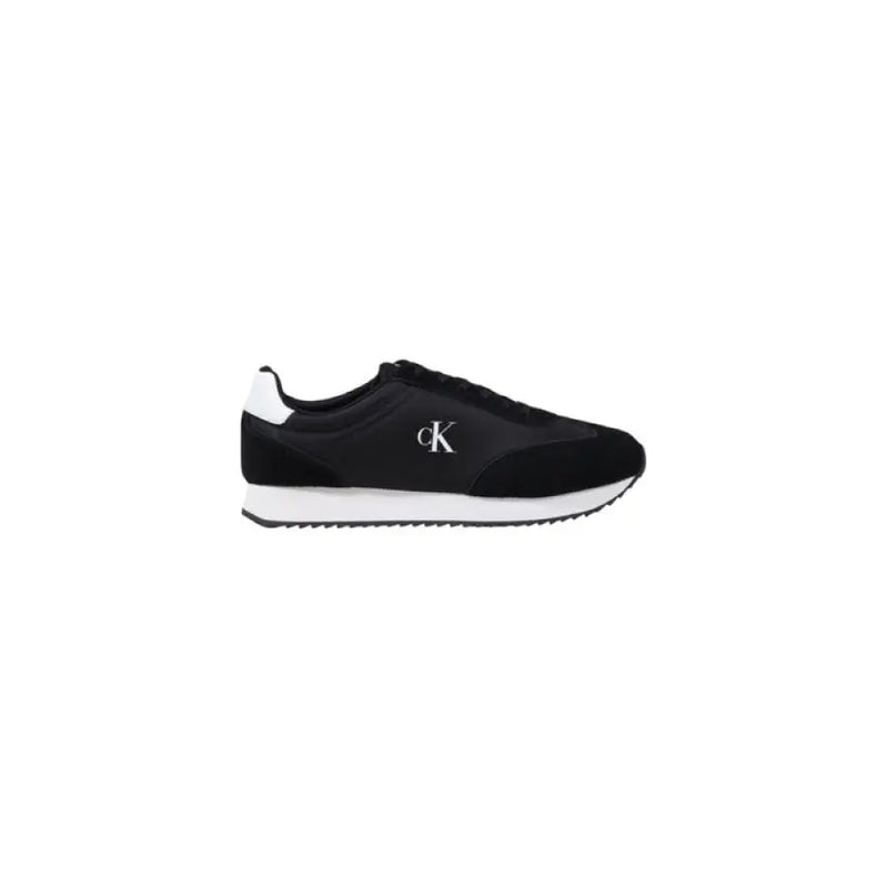 Black Calvin Klein sneaker from the Calvin Klein White and Gray Running Sneaker collection