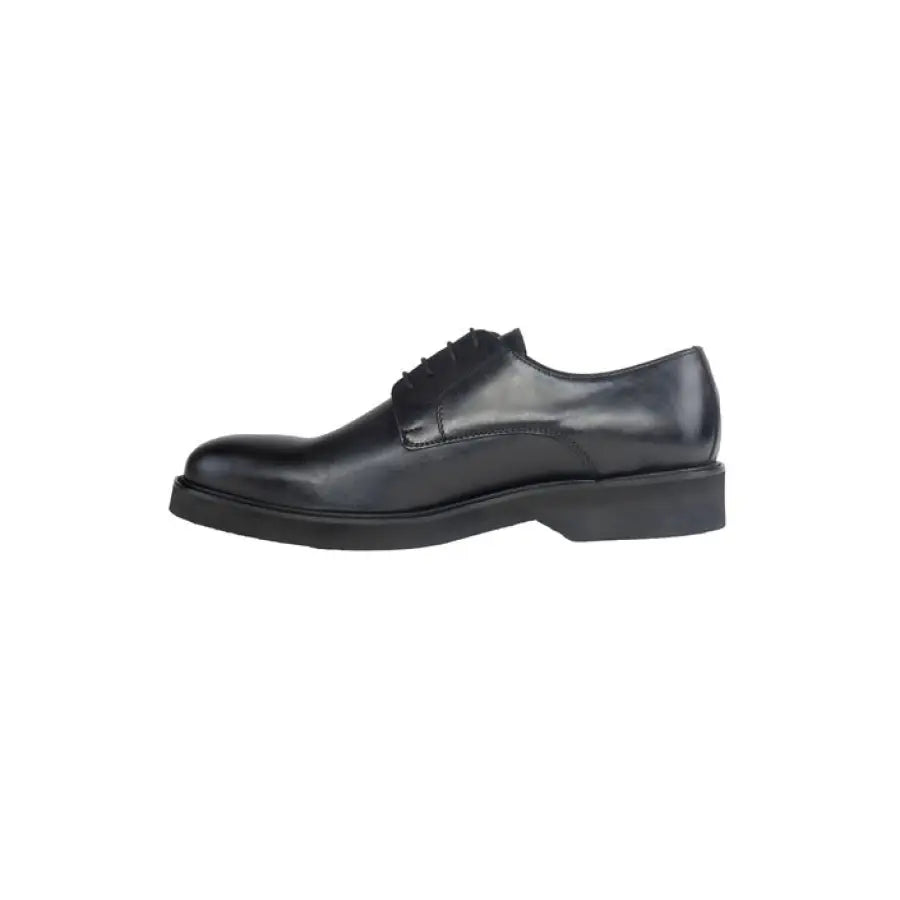 Antony Morato Black Derby Shoe with Leather and Rubber Sole for Urban Style Fashion
