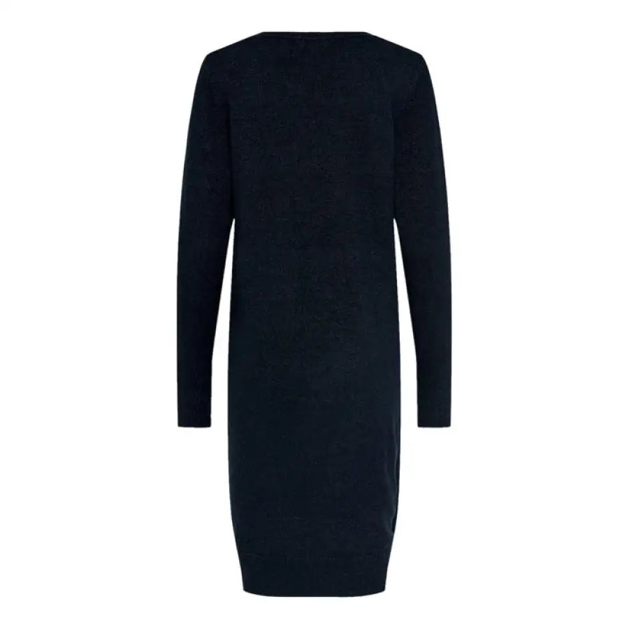 Fall winter product - Jacqueline De Yong black dress with long sleeve and slit.