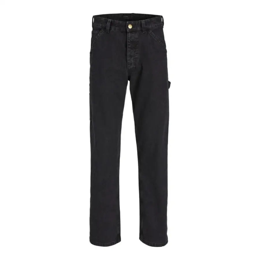 Jack & Jones men’s black jeans button detail urban style clothing