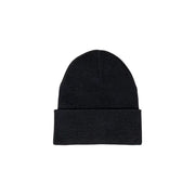 Armani Exchange Black Knit Beanie, stylish winter accessory for men and women
