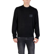 Black long-sleeved sweater from the White Long Sleeved Crewneck Sweatshirt collection