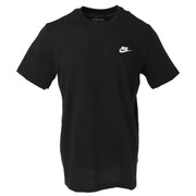 Black Nike short sleeve T shirt displayed as a stylish athletic apparel item