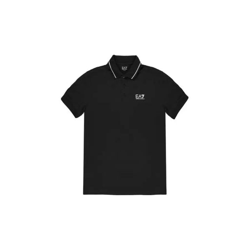 Schwarzes Poloshirt in Ea7 Blaues Herren-Polohemd aus der Frühjahr/Sommer-Kollektion