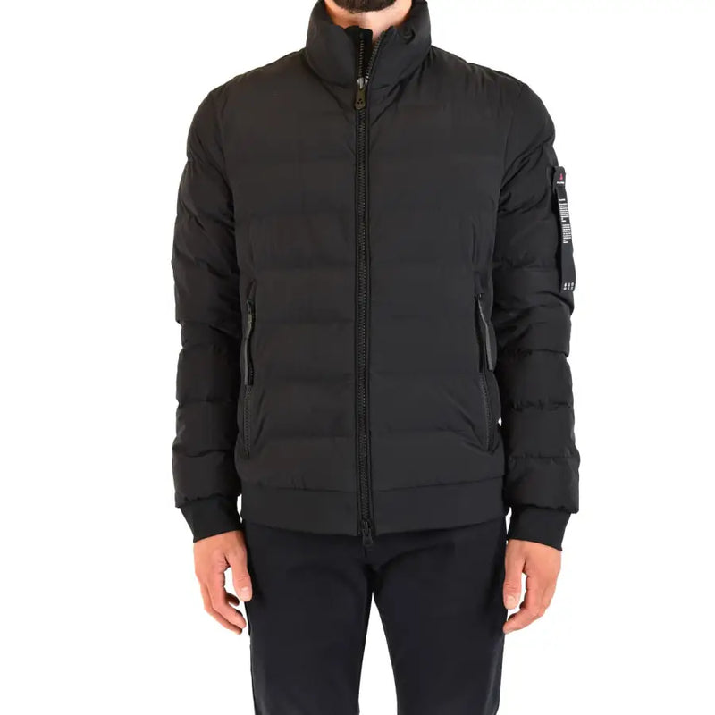 Black Puffer Jacket displayed as a stylish and warm outerwear option for cold weather