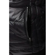 Armani Exchange Women’s Black Quilted Jacket with Zipper - Stylish and Warm
