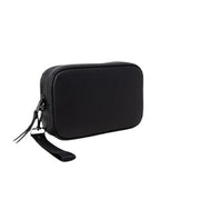 Black rectangular wristlet and crossbody bag for versatile fashion accessories