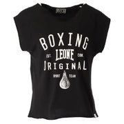 Black T shirt with a boxing graphic, featured in the Black Boxing Graphic T Shirt product