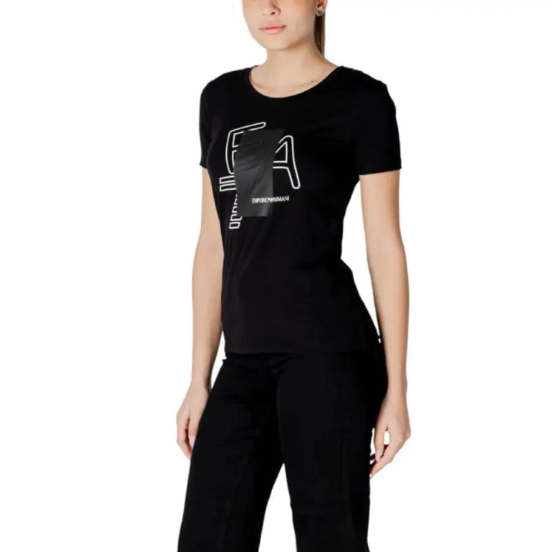 Black T shirt with white logo from Black T Shirt With Graphic product line