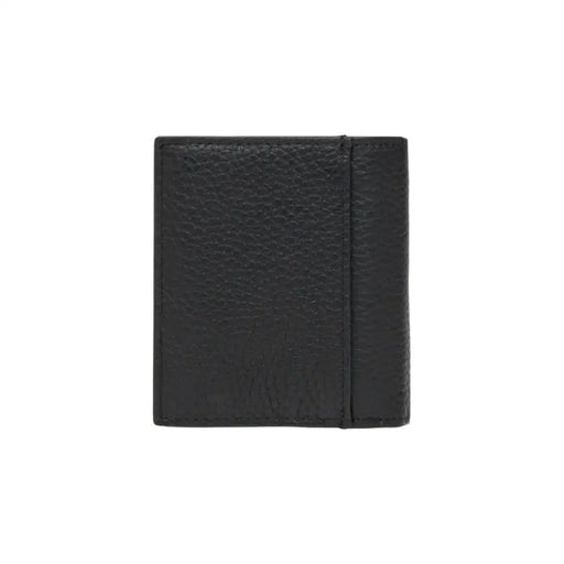 Black textured leather wallet from Calvin Klein showcasing sophisticated craftsmanship