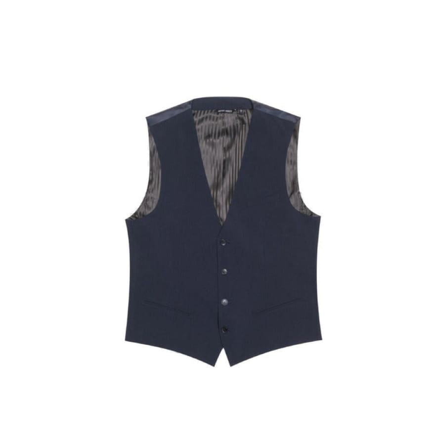 Antony Morato men gilet featuring urban style clothing with a sleek black vest and grey stripe