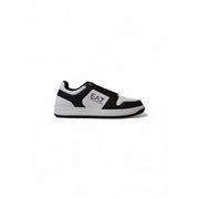 Black and white EA7 sneaker featured in EA7 Men White Sneakers with Laces
