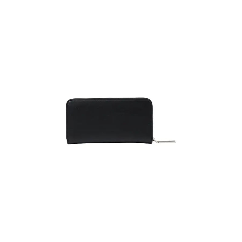 Black zippered wallet with sleek design and secure zipper closure