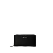 Black zippered wallet from the White Rectangular Zippered Wallet collection