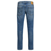 Jack & Jones Blue Men’s Jeans with Worn Out Effect displayed on a neutral background