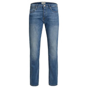 Jack & Jones Blue Men’s Jeans with Worn Out Effect in stylish blue denim fabric
