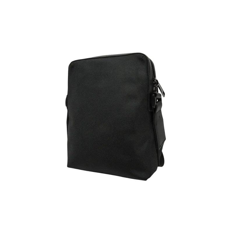 Boss Men Umhängetasche, schwarz, Polyester mit strukturierter Oberfläche, Reißverschluss und verstellbarem Riemen, B 16 x H 20 cm