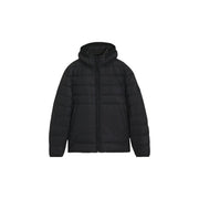 Boss Steppjacke Odenni für Herren in Schwarz mit gesteppter Kapuze und Vordertaschen, Vorderansicht