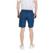 Boss Cargo-Shorts 50534196 für Herren in Marineblau mit elastischem Bund und Seitentaschen, Vorderansicht