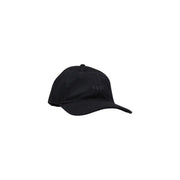 Schwarze Boss-Wollmütze für Herren mit dezent gesticktem Boss-Logo, Vorderansicht