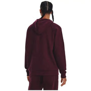 Burgundy crewneck sweatshirt back view from Under Armour Men Sweatshirts for Fall and Winter