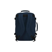 Marineblauer Cabin Zero Herren-Rucksack im klassischen Stil aus Polyester mit schwarzen Tragegurten und einem top Griff, 36 Liter Fassungsvermögen