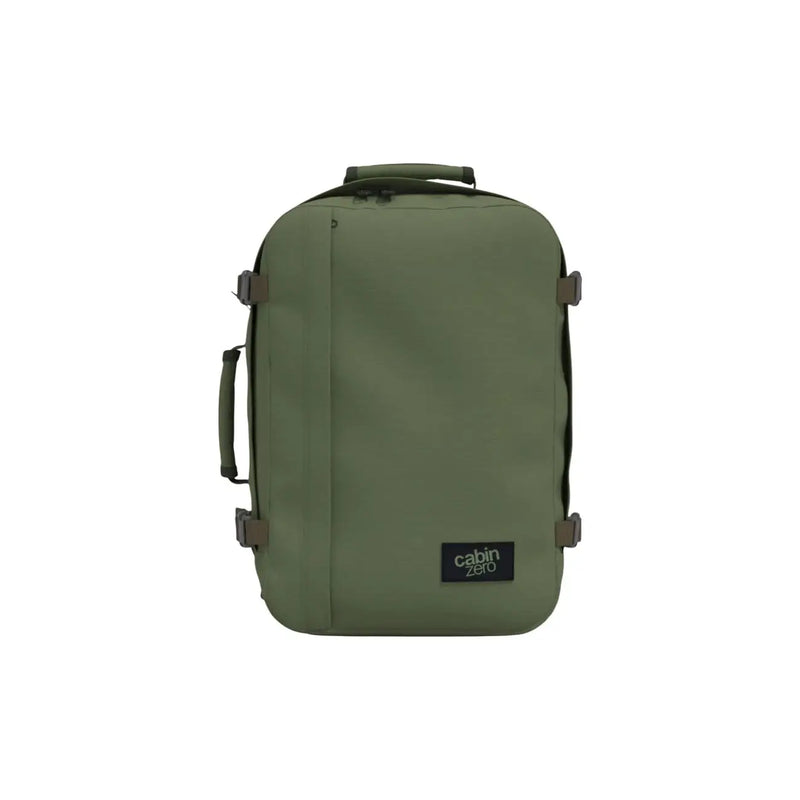 Olivgrüner Kabinenkoffer Zero mit minimalistischem Design und robustem Material für Reisen