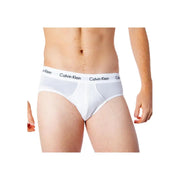 White calvin klein boys briefs with branded waistband featuring red print design for comfortable everyday wear