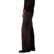 Calvin Klein Jeans Schwarze Herren-Baggy-Jeans aus Lyocell-Viskose mit dunkelgrauem, weitem Bein und lockerer Passform