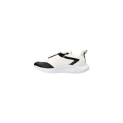 Calvin Klein Jeans Schwarze und weiße Schnürsneaker für Herren mit elegantem Design, Obermaterial aus Polyester und profilierter Gummisohle