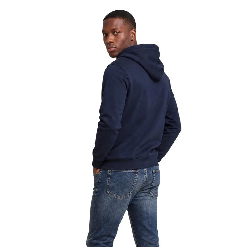 Marineblauer Kapuzenpullover von Calvin Klein Jeans Aus Baumwolle gefertigt, für Herren mit einem bequemen, lässigen Design