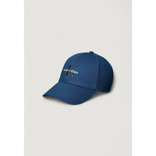Blau Calvin Klein Jeans Baseballkappe aus Bio-Baumwolle mit gesticktem Logo, Einheitsgröße für Herren
