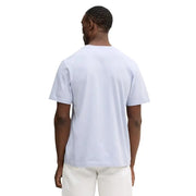 Weißes Baumwoll-T-Shirt mit schlichtem Rundhalsausschnitt und kurzen Ärmeln für Herren von Calvin Klein Jeans