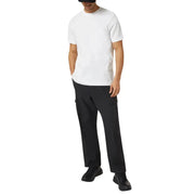 Calvin Klein Jeans Männer t-shirt Weißes Baumwoll-T-Shirt mit Rundhalsausschnitt und kurzen Ärmeln für die Freizeit