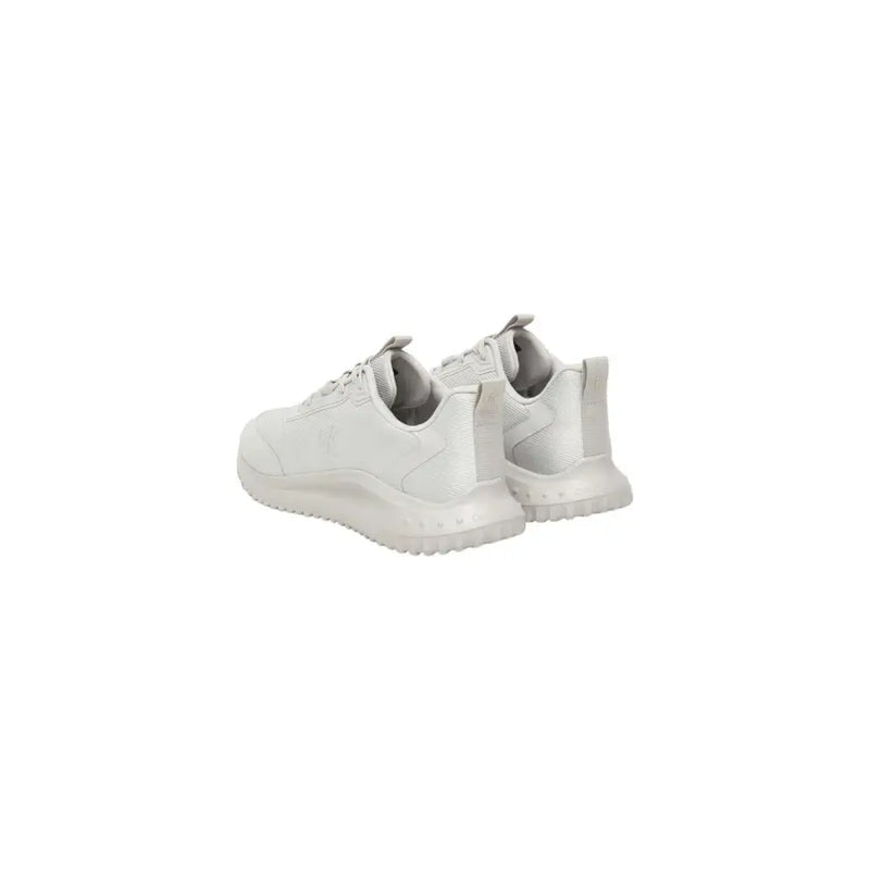 Calvin Klein Jeans Weiße, sportliche Herren-Sneaker mit elegantem Design und atmungsaktivem Mesh-Obermaterial für sportliche Aktivitäten