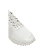 Calvin Klein Jeans Weißer, sportlicher Herren-Sneaker mit Mesh-Obermaterial und Gummisohle für die Freizeit