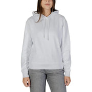 Calvin Klein Jeans womens black hooded sweatshirt with drawstrings