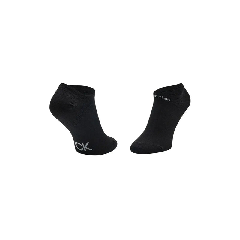 Schwarz Calvin Klein Knöchelsocken mit dezentem weißen Logo, die dazu passen Calvin Klein Jeans Damenunterwäsche aus schwarzer Stretchspitze