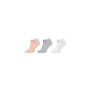 Calvin Klein Jeans Damen-Sneakersocken aus weißer Baumwolle in Knöchellänge in zarten Pastellfarben wie Rosa, Hellgrau und Weiß