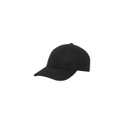 Calvin Klein Schwarze Herren-Baseballkappe aus Polyester mit dezentem, gesticktem Logo auf der Vorderseite. Einheitsgröße.