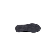 Schwarze Calvin Klein Herren-Sneaker aus Textil mit schwarzer Gummisohle und gitterartigem Profil