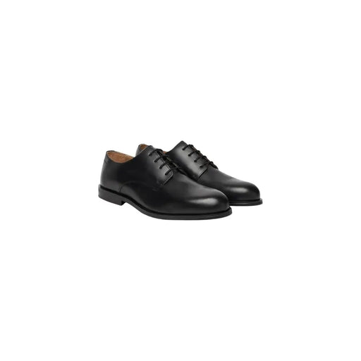 Calvin Klein Elegante schwarze Oxford-Schnürschuhe für Herren aus Leder mit polierter Oberfläche und klassischem Stil