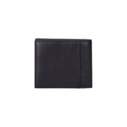 Black leather Calvin Klein men wallet with minimalist design and precise stitching for everyday use