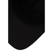 Calvin Klein Schwarze Trucker-Cap mit Monologo für Herren, aus Baumwolle mit Ziernähten und gebogenem Schirm für den Freizeitbereich.